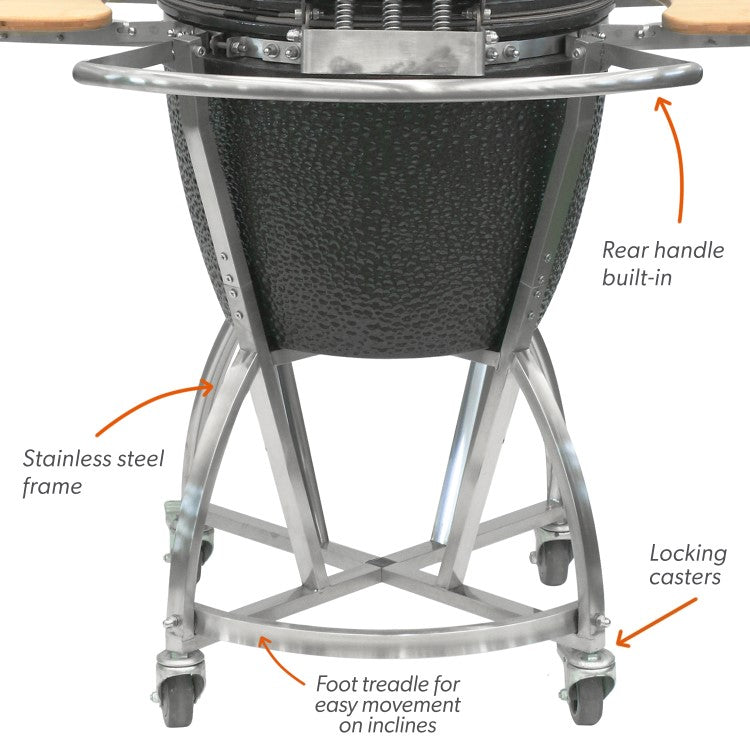 Egg XL - 22 Inch Ceramic Kamado Style Charcoal Smoker BBQ Grill