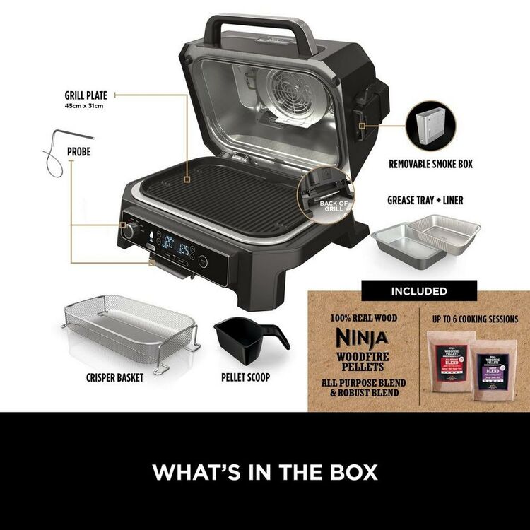 Woodfire Pro XL Electric BBQ Grill