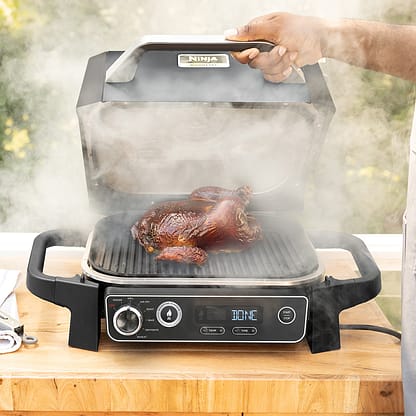 Woodfire Electric BBQ Grill & Smoker – GREY