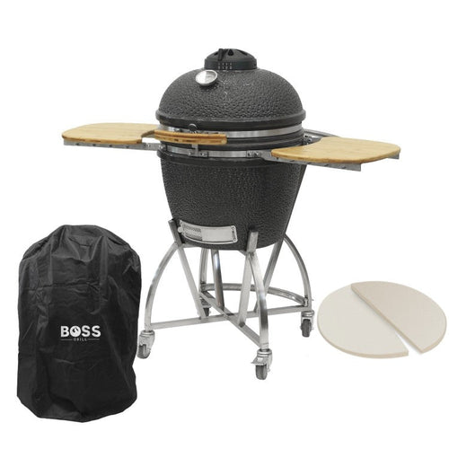 Egg XL - 22 Inch Ceramic Kamado Style Charcoal Smoker BBQ Grill